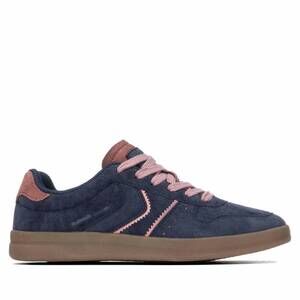 NEW REFRESH women's casual suede sneakers in navy